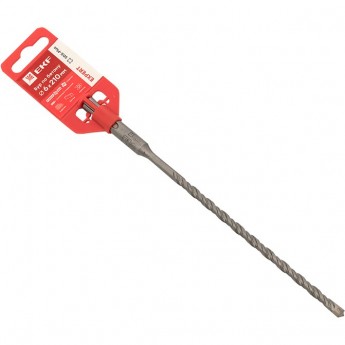 Бур по бетону EKF EXPERT SDS-plus 6х210 мм (4 резца) (4S спираль)