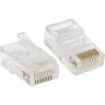 Коннектор RJ-45 неэкранированный 8P8C 30мкд кат.5e универс. (уп.50шт) TeraLINK PRO EKF TRP-PLUG-5EUTP-50 TRP-PLUG-5EUTP-50.