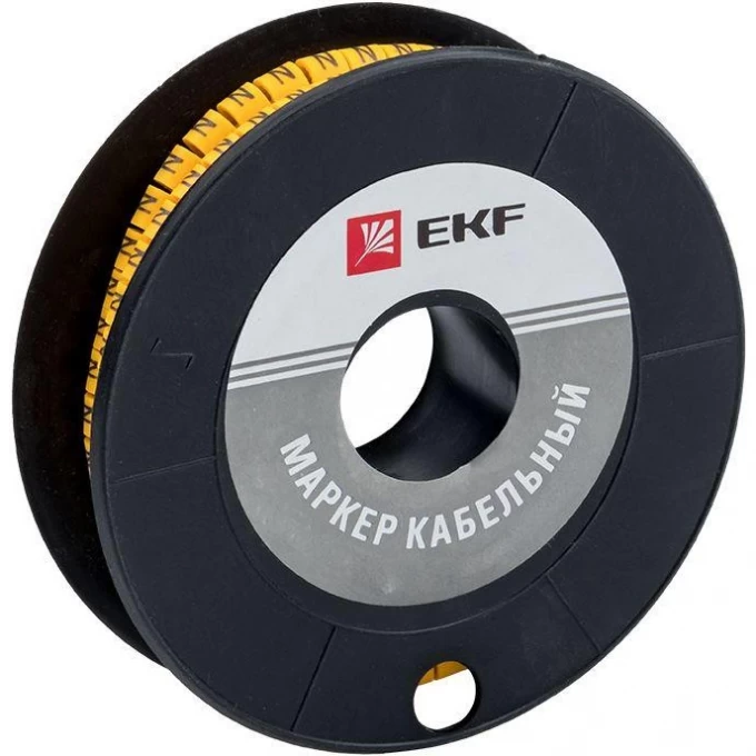 Маркер кабельный EKF 1.5кв.мм "4" (к-1000ед) (ЕС-0) plc-KM-1.5-4 Маркер кабельный EKF 1.5кв.мм "4" (к-1000ед) (ЕС-0) plc-KM-1.5-4