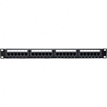 Патч-панель EKF TERACOM PRO 19'' Cat.5E 1U неэкранированная UTP 24 порта RJ-45 Dual IDC