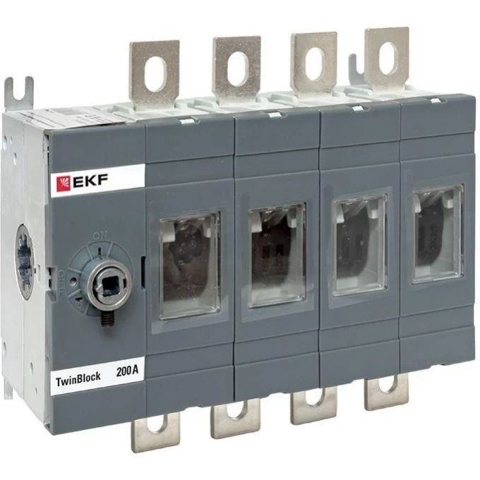 Рубильник EKF 200A 4P без рукоятки управления TwinBlock tb-s-200-4p Рубильник EKF 200A 4P без рукоятки управления TwinBlock tb-s-200-4p